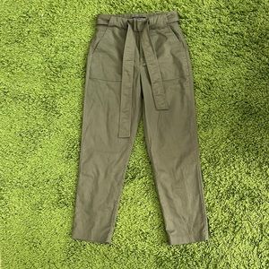 Banana Republic Linen cropped capris pants